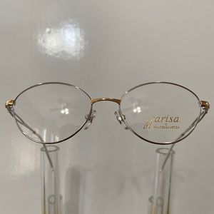 Fratelli Lozza Women’s Eyeglasses - Silver / Gold (mod. Lea)